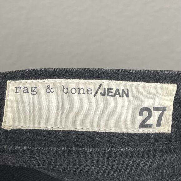 Rag & Bone Skinny Denim Jeans Rock w/ Holes Size 27 Distressed Grunge Emo - Picture 4 of 16